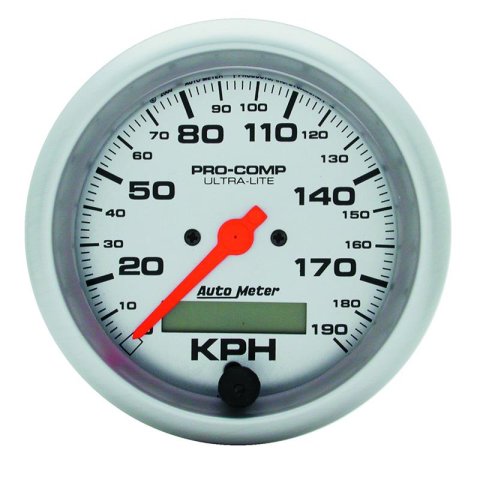 Autometer Ultra-Lite 3-3/8in Electronic 190 KPH Speedometer thumbnail 2