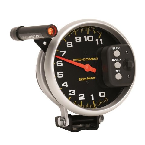 Autometer 5 inch 11000 RPM Single Range w/ Pro-Comp 2 & Memory Tachometer thumbnail 6