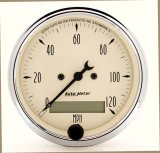 Autometer 3-1/8in 0-190km/h Antique Beige Elec. Programmable Speedometer thumbnail 1