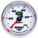 Autometer NV 52mm 0-100 PSI Boost Mechanical Gauge thumbnail 1