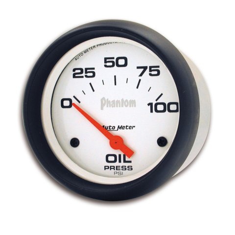 Autometer Phantom 66.7mm 0-100 PSI SSE Oil Pressure Gauge thumbnail 2