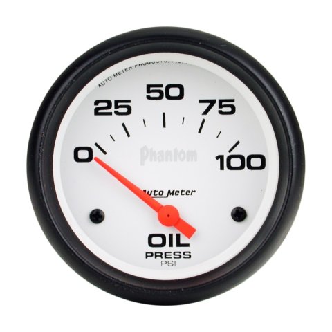 Autometer Phantom 66.7mm 0-100 PSI SSE Oil Pressure Gauge thumbnail 3