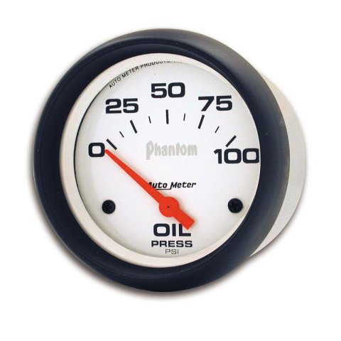 Autometer Phantom 66.7mm 0-100 PSI SSE Oil Pressure Gauge thumbnail 6