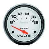 Autometer Phantom 2-5/8in 8-18V SSE Voltmeter thumbnail 3