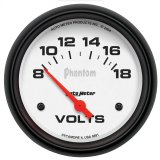 Autometer Phantom 2-5/8in 8-18V SSE Voltmeter thumbnail 4