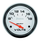 Autometer Phantom 2-5/8in 8-18V SSE Voltmeter thumbnail 8