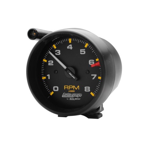Autometer External Shift-Lite 3-3/4in Black 8,000 RPM Tachometer thumbnail 4