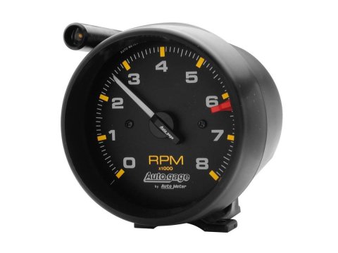 Autometer External Shift-Lite 3-3/4in Black 8,000 RPM Tachometer thumbnail 8