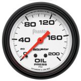 Autometer Phantom 66.7mm 0-200 PSI Mechanical Oil Pressure Gauge thumbnail 1