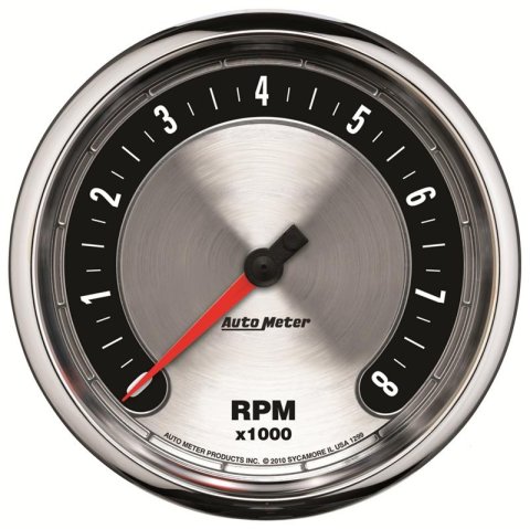 Autometer American Muscle 3-3/8in Tachometer In-Dash Gauge thumbnail 4