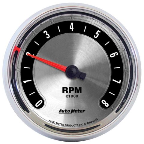 Autometer American Muscle 3-3/8in Tachometer In-Dash Gauge thumbnail 8
