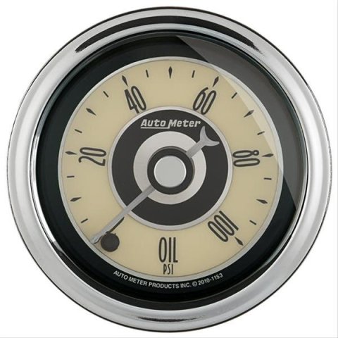 Autometer Cruiser Ad 2-1/16in Full Sweep Electric 0-100 PSI Oil Pressure Gauge