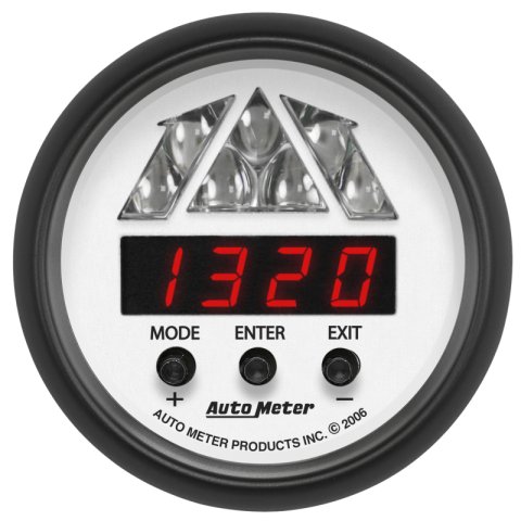 Autometer Phantom 2-1/16in Digital Pro Shift System Shift Light Level 1 Gauge thumbnail 2