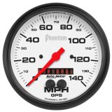 Autometer Phantom 5in 140 MPH In-Dash Full Sweep Speedometer w/ GPS Rally Nav Display thumbnail 2