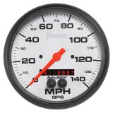 Autometer Phantom 5in 140 MPH In-Dash Full Sweep Speedometer w/ GPS Rally Nav Display thumbnail 4