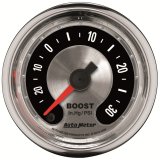 Autometer American Muscle 52mm Full Sweep Electric 30 In Hg.-Vac/30PSI Boost Vacuum Gauge thumbnail 3
