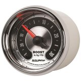Autometer American Muscle 52mm Full Sweep Electric 30 In Hg.-Vac/30PSI Boost Vacuum Gauge thumbnail 4