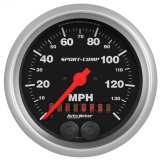 Autometer Sport-Comp 3-3/8 inch 140 MPH Electronic Speedometer w/ GPS Rally Nav Display Gauge thumbnail 1