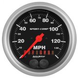Autometer Sport-Comp 3-3/8 inch 140 MPH Electronic Speedometer w/ GPS Rally Nav Display Gauge thumbnail 3