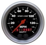 Autometer Sport-Comp 3-3/8 inch 140 MPH Electronic Speedometer w/ GPS Rally Nav Display Gauge thumbnail 8