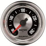 Autometer American Muscle 52mm Full Sweep Electric 100-260 Deg F Water Temperature Gauge thumbnail 1