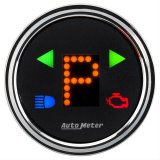 Autometer Designer 2-1/16in Chrome Domed Lens Black Dial PRNDL Gauge thumbnail 1