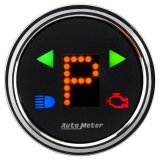 Autometer Designer 2-1/16in Chrome Domed Lens Black Dial PRNDL Gauge thumbnail 7