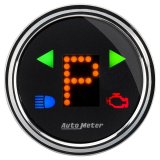 Autometer Designer 2-1/16in Chrome Domed Lens Black Dial PRNDL Gauge thumbnail 8