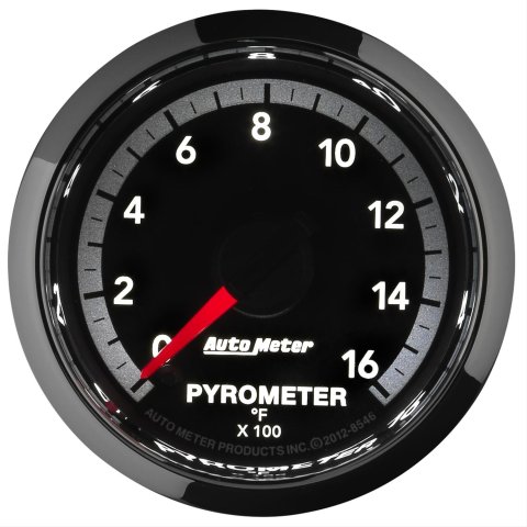 Autometer Gen4 Dodge Factory Match 52.4mm Full Sweep Electronic 0-1600 Deg F EGT/Pyrometer Gauge thumbnail 1