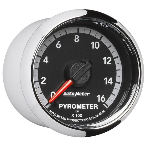 Autometer Gen4 Dodge Factory Match 52.4mm Full Sweep Electronic 0-1600 Deg F EGT/Pyrometer Gauge thumbnail 7