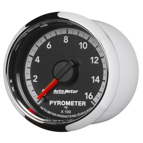 Autometer Gen4 Dodge Factory Match 52.4mm Full Sweep Electronic 0-1600 Deg F EGT/Pyrometer Gauge thumbnail 8