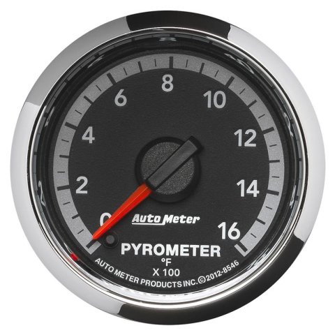Autometer Gen4 Dodge Factory Match 52.4mm Full Sweep Electronic 0-1600 Deg F EGT/Pyrometer Gauge thumbnail 9