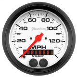 Autometer Phantom 3-3/8in 140 MPH In-Dash Full Sweep Speedometer w/ GPS Rally Nav Display thumbnail 3
