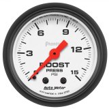 Autometer Phantom 52mm 0-15PSI Mechanical Boost Pressure Gauge thumbnail 1