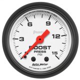Autometer Phantom 52mm 0-15PSI Mechanical Boost Pressure Gauge thumbnail 8