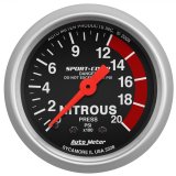 Autometer Sport-Comp 52mm 0-2000 PSI Mechanical Nitrous Pressure Gauge thumbnail 1