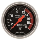 Autometer Sport-Comp 52mm 0-2000 PSI Mechanical Nitrous Pressure Gauge thumbnail 3