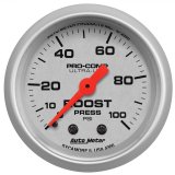 Autometer Ultra-Lite 52mm 0-100 PSI Mechanical Boost Gauge thumbnail 1