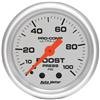 Autometer Ultra-Lite 52mm 0-100 PSI Mechanical Boost Gauge thumbnail 6