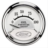 Autometer Ford Masterpiece 2in Short Sweep Electronic 0-100 PSI Oil Pressure Gauge thumbnail 1