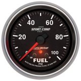 Autometer Sport-Comp II 2-5/8in 0-100 PSI Full Sweep Electronic Fuel Pressure Gauge thumbnail 4