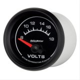 Autometer Euro-Style 2-1/16in 8-18V Short Sweep Electronic Voltmeter Gauge thumbnail 2