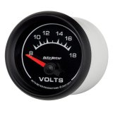 Autometer Euro-Style 2-1/16in 8-18V Short Sweep Electronic Voltmeter Gauge thumbnail 6
