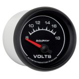 Autometer Euro-Style 2-1/16in 8-18V Short Sweep Electronic Voltmeter Gauge thumbnail 7