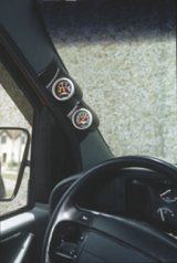 Autometer 88-01 Jeep Cherokee Dual Pod - Black thumbnail 1
