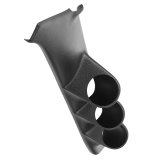 Autometer 86-93 Chevy S-10 2-1/16in Black Triple Pillar Pod thumbnail 3