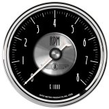 Autometer Prestige Series Black 3-3/8in 8000RPM Tachometer Gauge thumbnail 1
