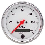 Autometer Arctic White 3-3/8in Kit Box w/Elec Speedo Elec Oil Press, Water Temp, Volt, Fuel Level thumbnail 1