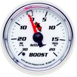 Autometer C2 52mm 30 in hg/20 PSI Mechanical Boost Vacuum Gauge thumbnail 1