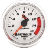 Autometer C2 2in 0-1600 PSI Full Sweep Electronic Nitrous Gauge thumbnail 1